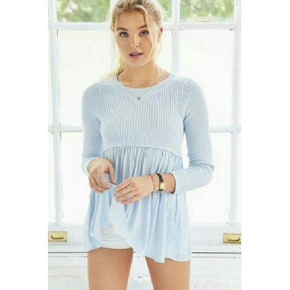Urban Outfitters Sweaters - Urban Outfitters Kimchi Blue peplum babydoll